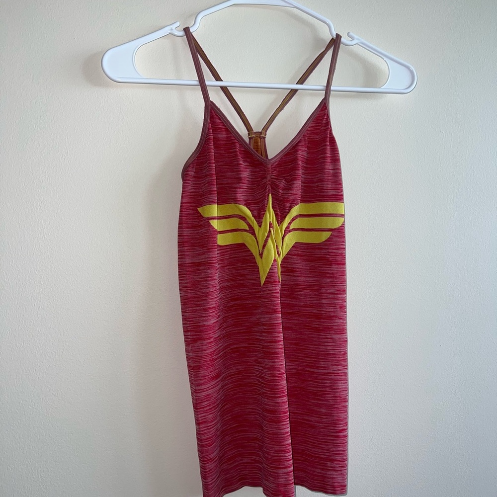 DC Comics Red and Yellow Wonder Woman Tank Top